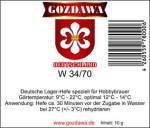 Gozdawa Bierhefe W34/70 W 3470 10g
