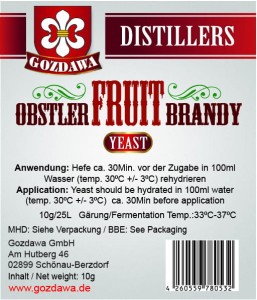 Obstler Fruit Brandy Hefe 10g