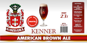 Gozdawa American Brown Ale Braupaket Kenner 3.4 kg