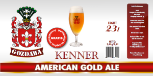 Gozdawa American Gold Ale Braupaket Kenner 3.4 kg