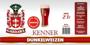 Gozdawa Dunkelweizen Braupaket Kenner 3.4 kg