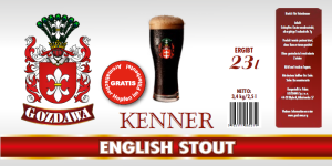 Gozdawa English Stout Braupaket Kenner 3.4 kg
