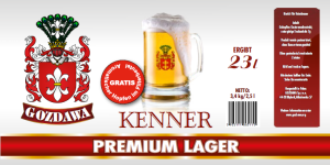 Gozdawa Premium Lager Braupaket Kenner 3.4 kg