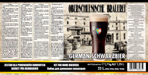Oberschlesische Brauerei German Schwarzbier OS Brew Braupaket 1.7 kg