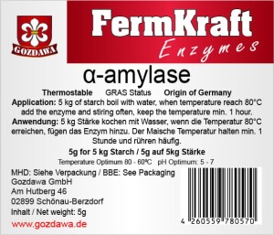 Alpha Amylase (Speichel-Amylase) 5g