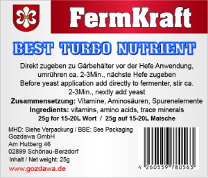 Best Turbo Nutrient 25g