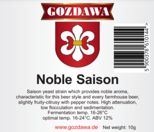 Gozdawa Bierhefe Noble Saison NSa 10g 