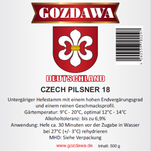  Gozdawa Bierhefe Czech Pilsner 18 CP18 500g