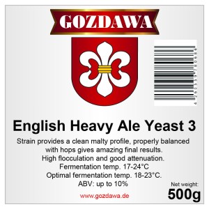 Gozdawa Bierhefe English Heavy Yeast 3 500g