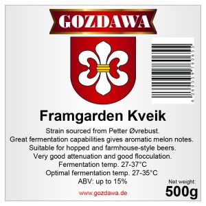 Gozdawa Bierhefe Framgarden Kveik 500g